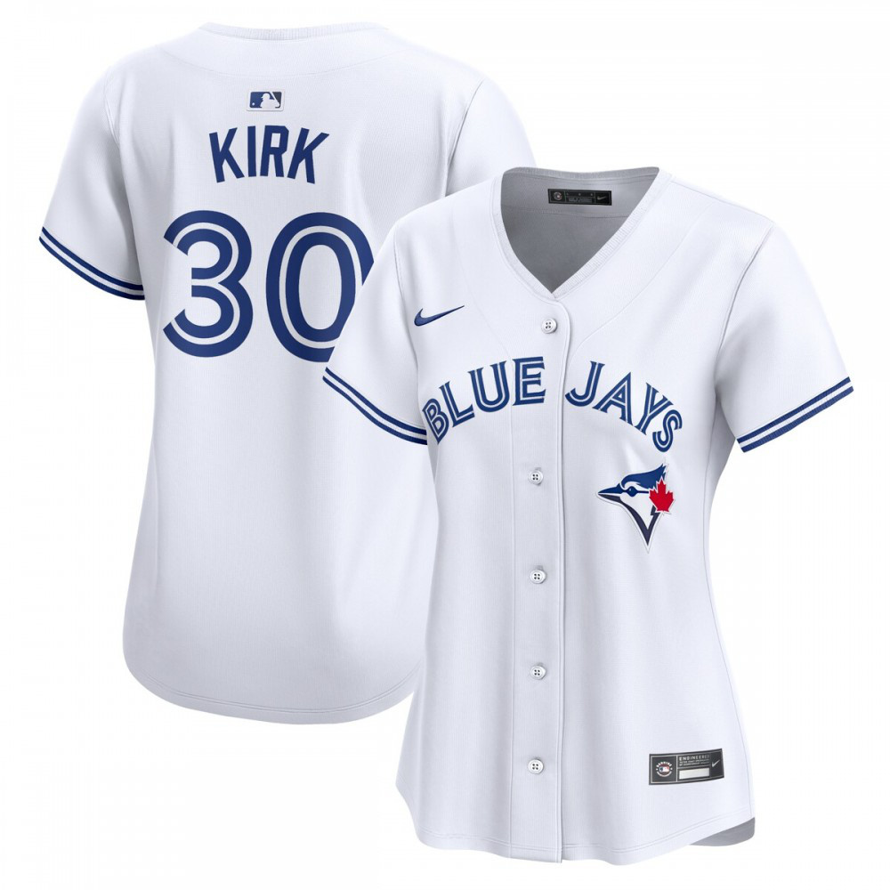 Alejandro Kirk Toronto Blue Jays Women's Home Limited Player Jersey - White-Pro Kit Vault | Brand New 26/27 Sports Jerseys